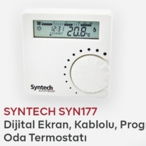SYNTECH SYN177 KABLOLU PROĞRAMLI ODA TERMOSTATI